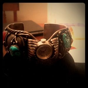 Vintage  watch cuff navajo